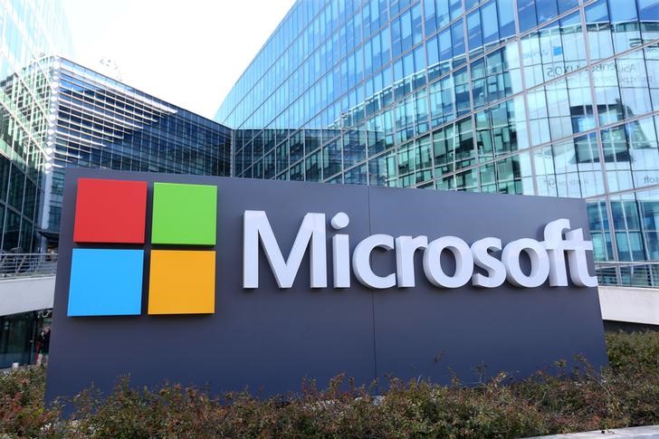 © Reuters. Sede da Microsoft na França