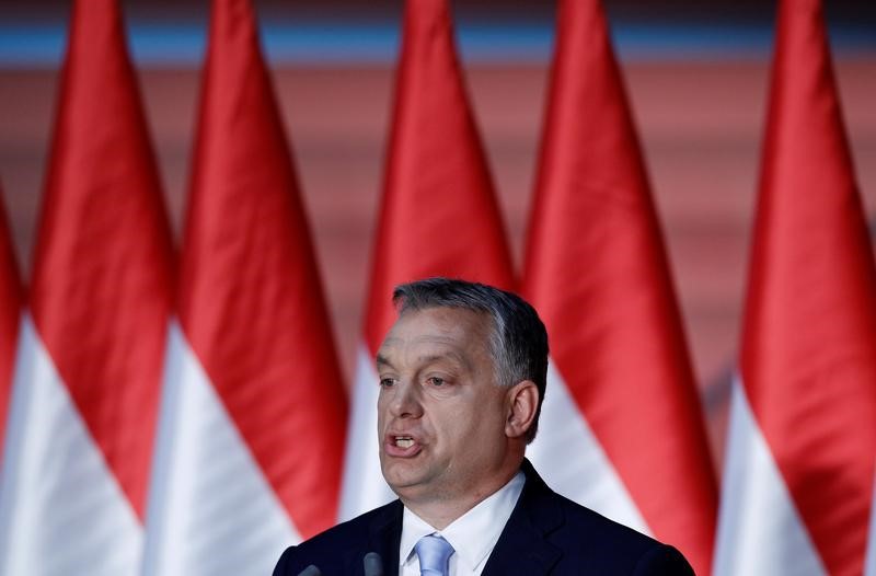 © Reuters. Orban corteja a la extrema derecha húngara de cara a las elecciones