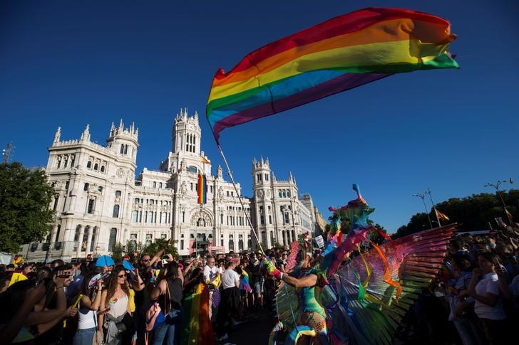 © Reuters. Madrid clausura el World Pride y pasa el testigo a Nueva York