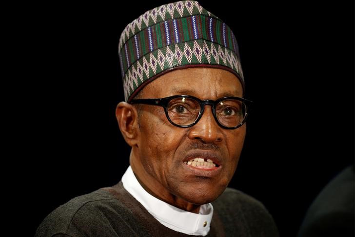 © Reuters. FILE PHOTO: Nigerian President Buhari at the United Nations