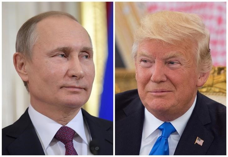© Reuters. ترامب المكبل في الداخل يسعى لتوثيق العلاقات مع موسكو