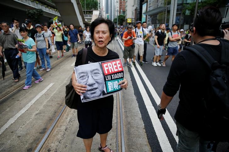 © Reuters. مفوض حقوق الإنسان بالأمم المتحدة يجري محادثات مع مسؤولين صينيين بشأن ليو