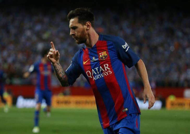 © Reuters. Messi estaría a punto de renovar su contrato con el Barça hasta 2021