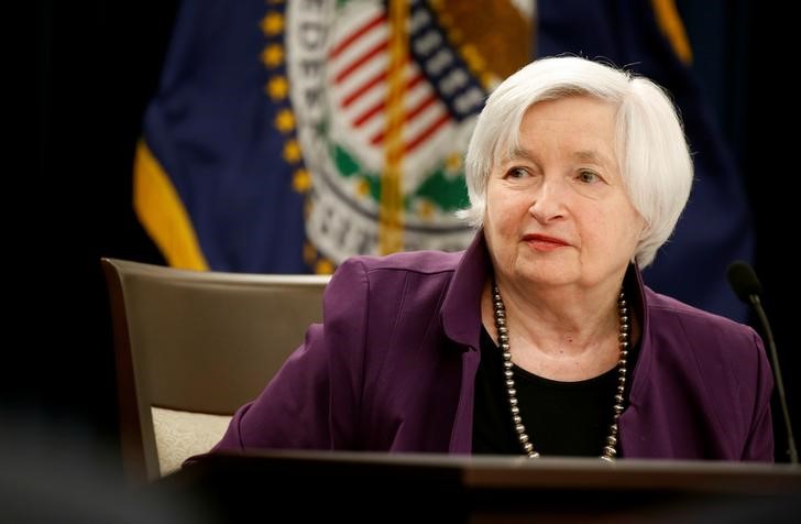 © Reuters. Chair do Federal Reserve, Janet Yellen, em Washington