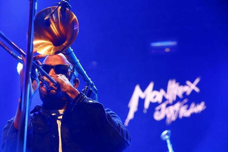 © Reuters. Apresentação do Trombone Shorty & Orleans Avenue no Festival de Montreux