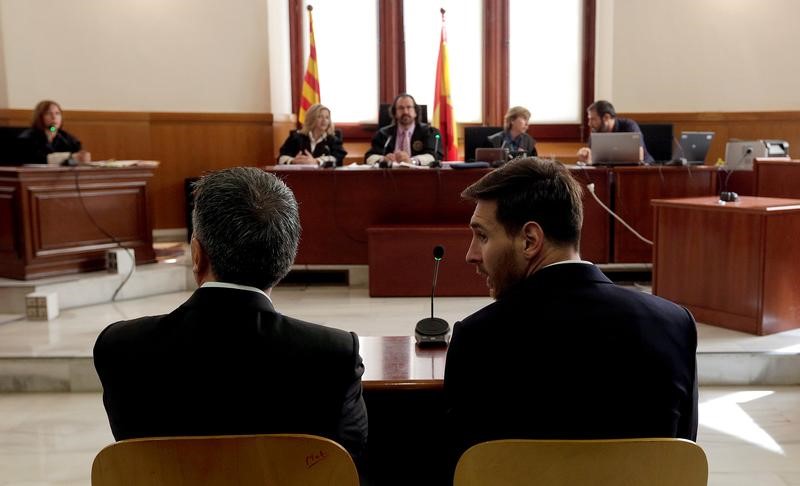 © Reuters. Tribunal acepta sustituir por una multa la pena de prisión por fraude a Messi