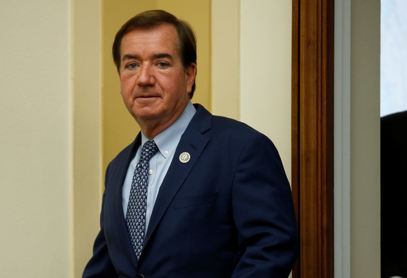 © Reuters. Chairman of the House Foreign Affairs Committee Ed Royce (R-CA) arrives for a hearing with U.S. Ambassador to the United Nations Nikki Haley on "Advancing U.S. Interests at the United Nations" in Washington