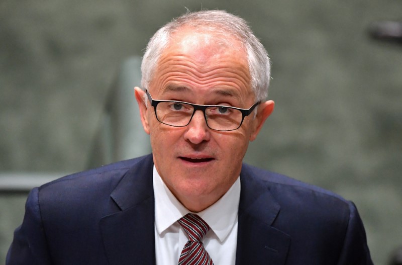 © Reuters. رئيس وزراء استراليا يدشن بناء غواصات للبحرية الاسترالية