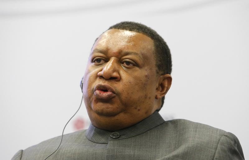 © Reuters. OPEC Secretary General Mohammad Barkindo attends the St. Petersburg International Economic Forum