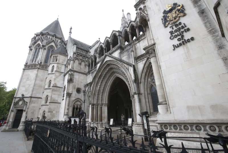 © Reuters. The Royal Courts of Justice are seen in London