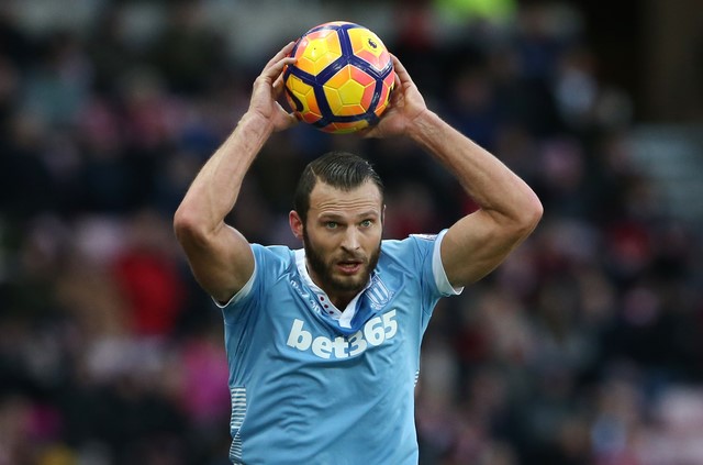 © Reuters. Stoke City's Erik Pieters