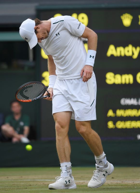 © Reuters. Murray, eliminado en los cuartos de final de Wimbledon
