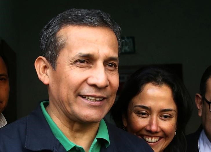 © Reuters. حبس هومالا رئيس بيرو السابق وزوجته لما يصل إلى 18 شهرا