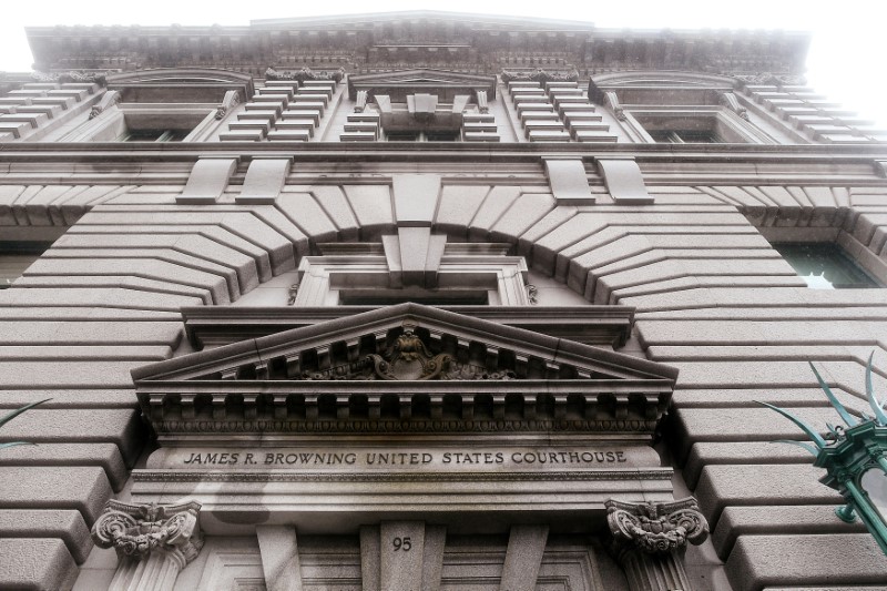 © Reuters. FILE PHOTO - The James R. Browning U.S. Court of Appeals Building home of the 9th U.S. Circuit Court of Appeals in San Francisco