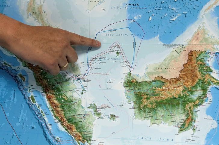 © Reuters. Reclamando soberanía, Indonesia renombra parte del mar del Sur de China