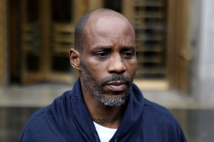 © Reuters. Earl Simmons, também conhecido como o rapper DMX, deixa tribunal federal em Manhattan,  Nova York, EUA