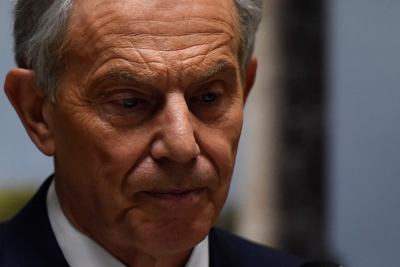 © Reuters. Tony Blair: Líderes europeos, abiertos a compromiso sobre libertad de movimientos