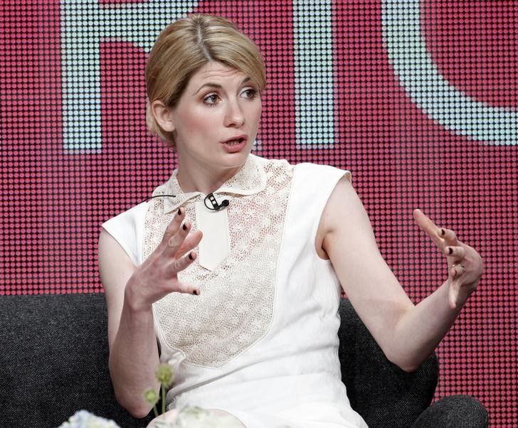 © Reuters. Actress Jodie Whittaker star of the new series "Broadchurch" on the  BBC America cable channel takes part in a panel discussion at the Television Critics Association Cable TV Summer press tour in Beverly Hills tour in Beverly Hills