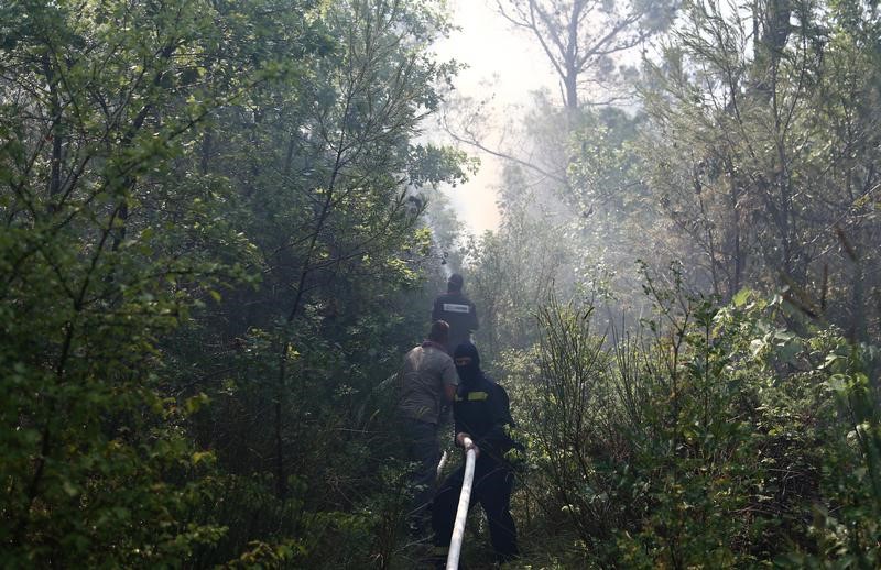 © Reuters. احتواء حرائق غابات في كرواتيا والجبل الأسود تطلب المساعدة