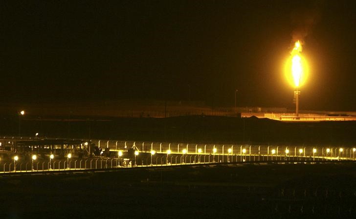 © Reuters. Нефтегазовое месторождение Шайба в Саудовской Аравии