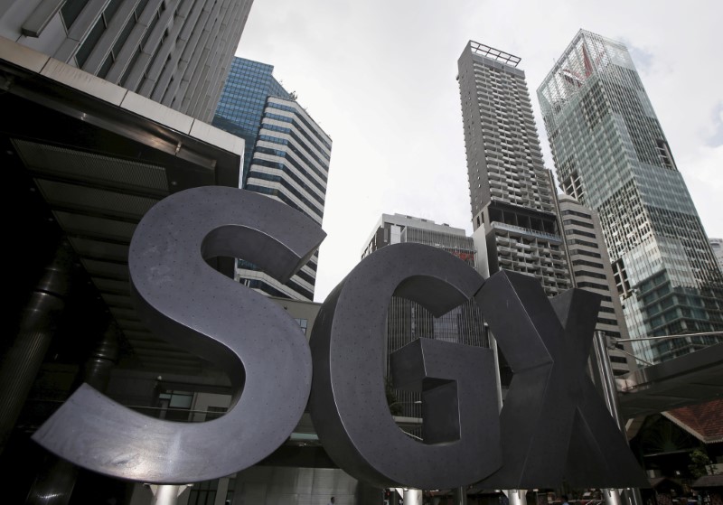 © Reuters. Il logo di Singapore Exchange (SGX), la borsa di Singapore