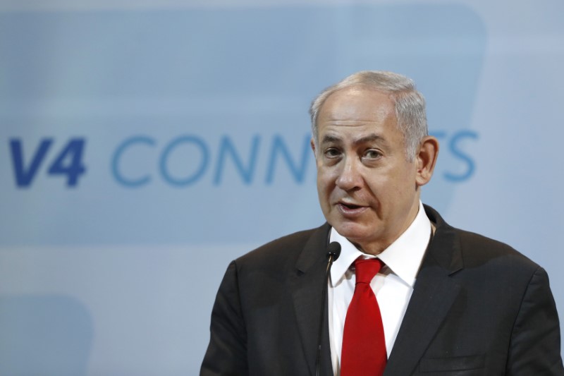 © Reuters. نتنياهو واثق من إتمام صفقة الغواصات بين إسرائيل وألمانيا