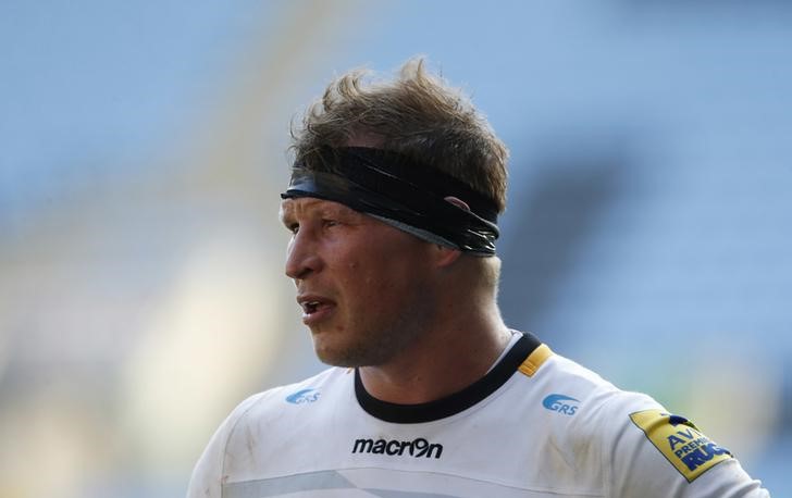 © Reuters. Northampton Saints' Dylan Hartley