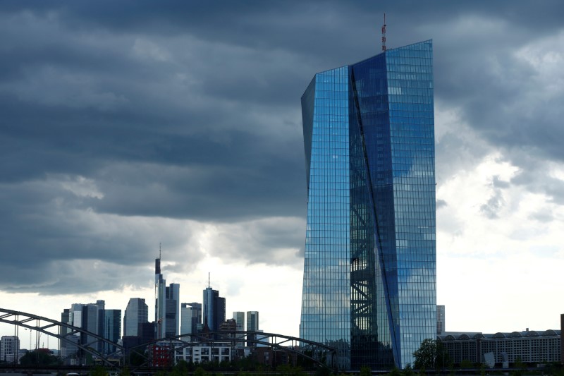 © Reuters. FILE PHOTO: The European Central Bank (ECB) headquarters in Frankfurt