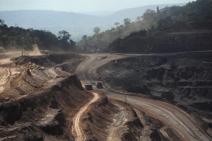 © Reuters. Mina de ferro de Carajás da Vale, no Pará