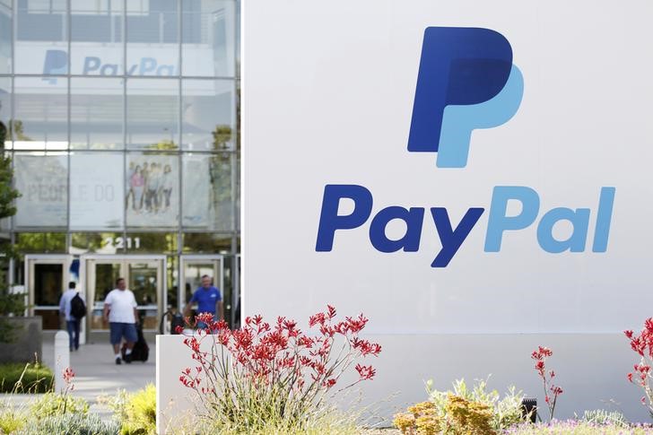 © Reuters. Prédio do PayPal em San Jose, Estados Unidos