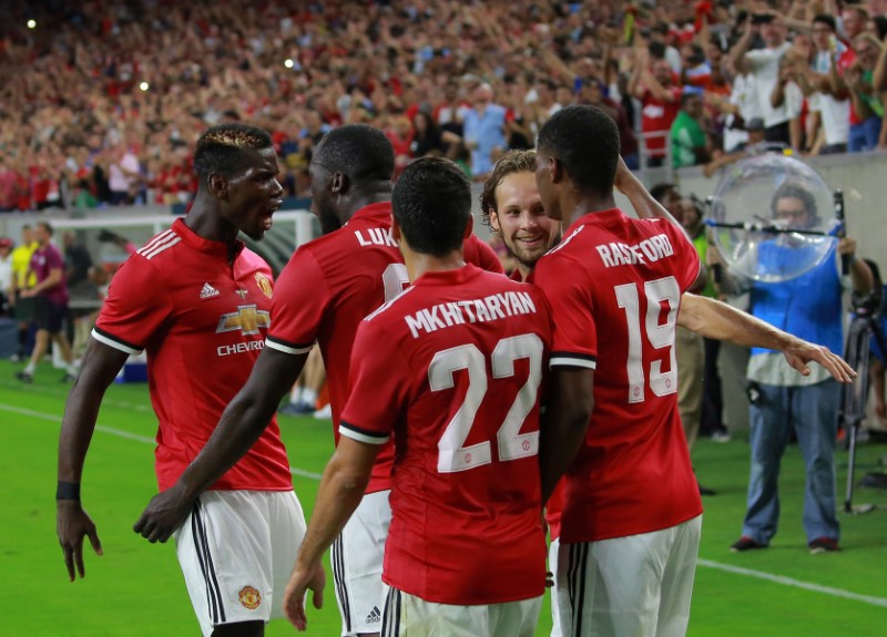 © Reuters. Manchester City vs Manchester United - International Champions Cup