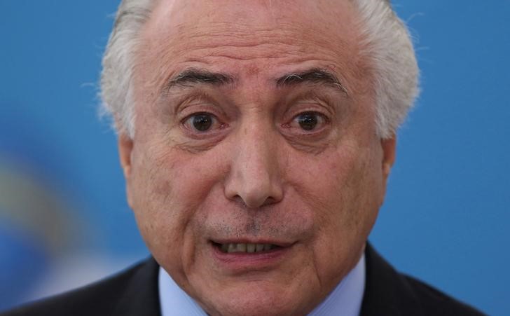 © Reuters. Presidente Michel Temer