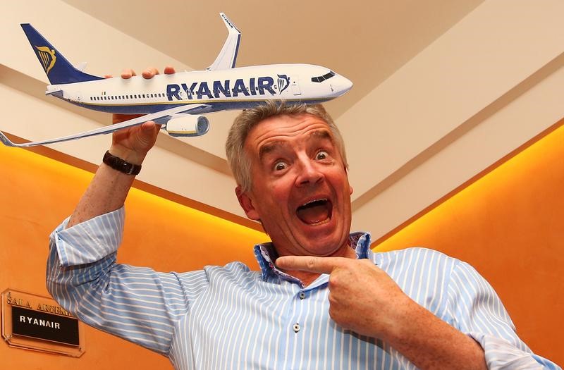 © Reuters. Il Ceo di Ryanair Michael O'Leary