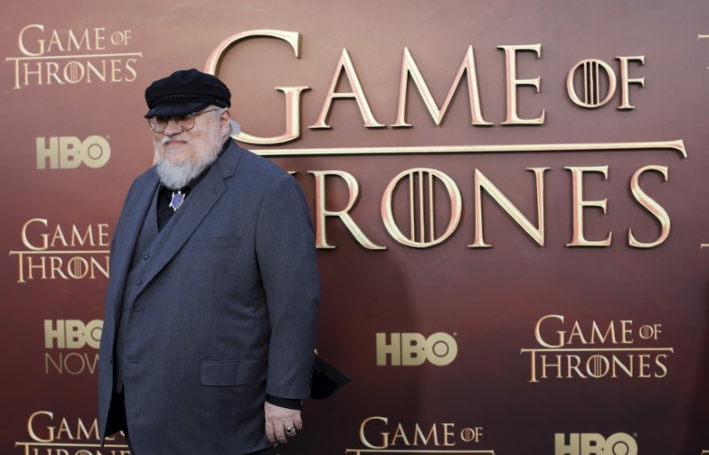 © Reuters. George R.R. Martin chega para evento da HBO sobre "Game of Thrones" em San Francisco
