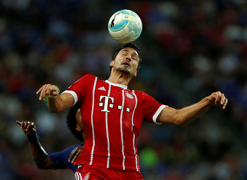 © Reuters. Football Soccer - Chelsea v Bayern Munich - International Champions Cup Singapore