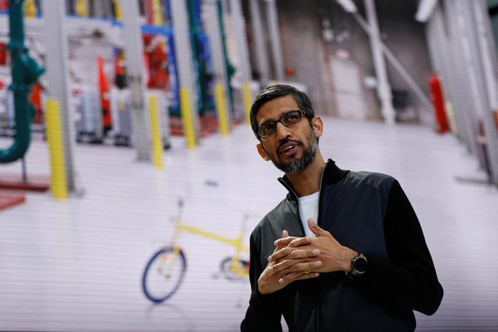 © Reuters. Alphabet's Google holds annual I/O developers conference in Mountain View, California