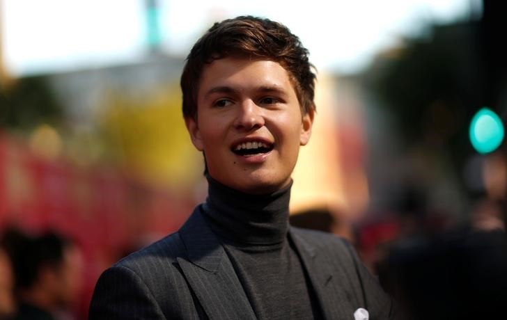 © Reuters. Ansel Elgort em lançamento de "Em Ritmo de Fuga" em Los Angeles