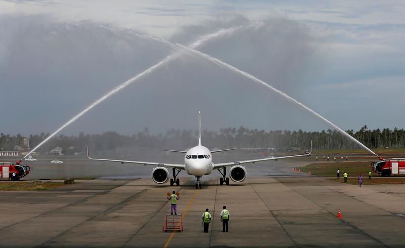 © Reuters. AIRBUS DÉÇOIT AU T2, FOCALISÉ SUR LE MOTEUR DE L'A320NEO