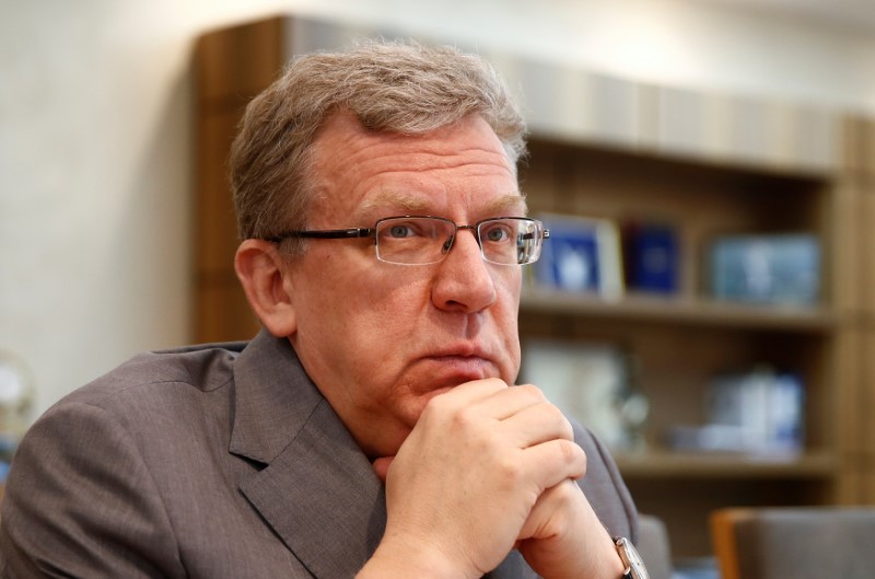 © Reuters. Former Russian finance minister Alexei Kudrin attends an interview with Reuters in Moscow