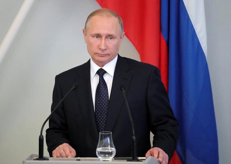 © Reuters. بوتين: رد فعل روسيا سيتوقف على المسودة النهائية لقانون العقوبات الأمريكية