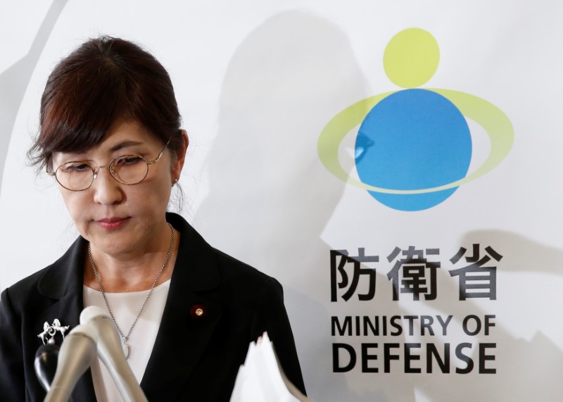 © Reuters. Tomomi Inada anuncia demissão do Ministério da Defesa do Japão