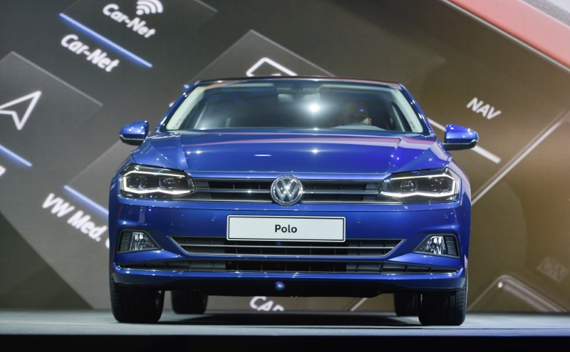 © Reuters. Presentation of Volkswagen's new Polo