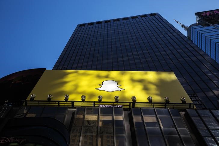 © Reuters. Logo do Snapchat é visto em Nova York, EUA