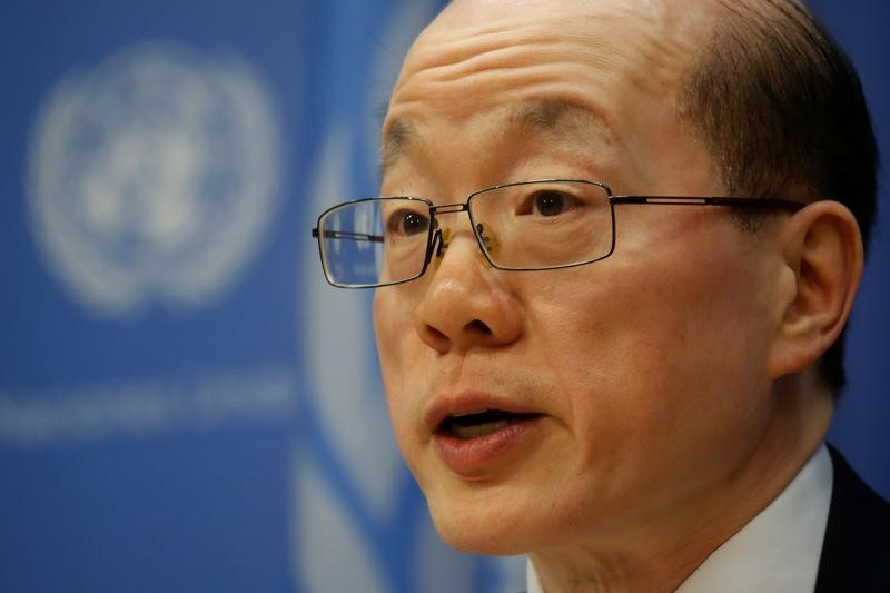 © Reuters. مبعوث بكين بالأمم المتحدة: تهدئة التوتر أمر يعود إلى كوريا الشمالية وأمريكا