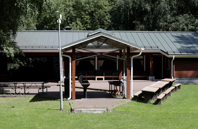 © Reuters. Casa de campo utilizada por diplomatas dos Estados Unidos nos arredores de Moscou, na Rússia