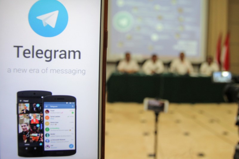 © Reuters. Coletiva de imprensa de autoridades da Indonésia sobre bloqueio do Telegram em Jacarta, Indonésia