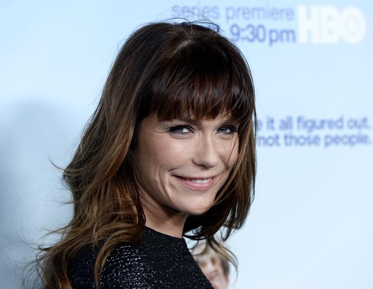 © Reuters. Katie Aselton, que está no filme “Fun Mom Dinner”, em evento da HBO em Los Angeles