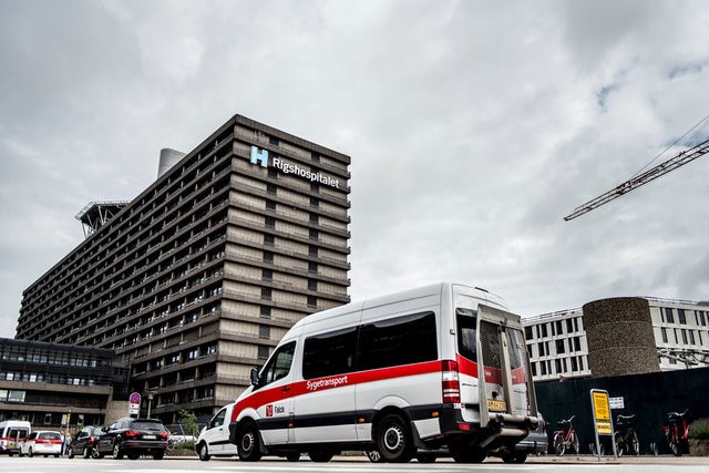 © Reuters. Rigshospitalet is seen after a major IT breakdown on Friday morning affecting major IT systems at hospitals in the region, in Copenhagen