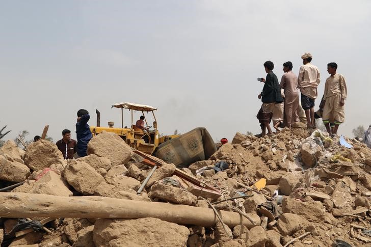 © Reuters. الأمم المتحدة تدين وحشية الصراع في اليمن بعد ضربات جوية على مدنيين