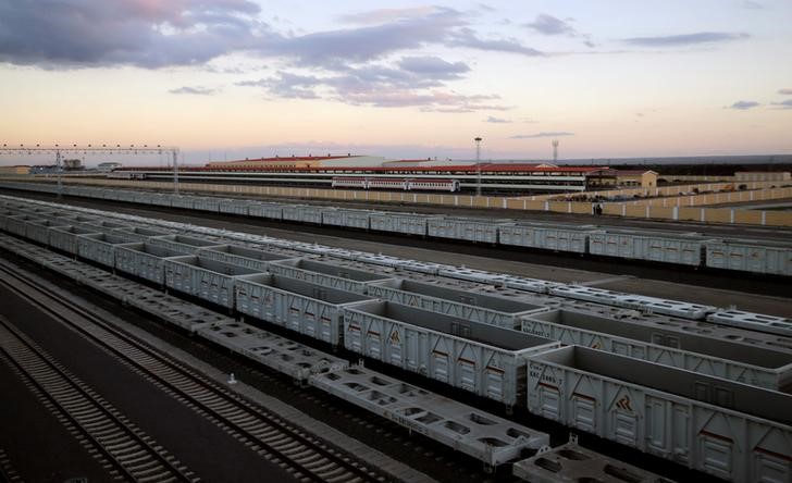 © Reuters. General view shows the cargo terminal at the Nairobi Terminus on the outskirts of Kenya's capital Nairobi